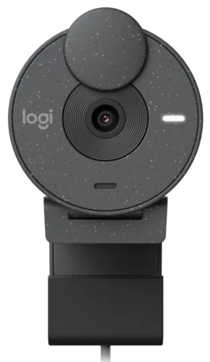 Logitech BRIO 305 Webcam, Grafit Auflösung (bis zu) 1.920 x 1.080p , Geräuschreduzierendes Mikrofon, USB Typ C-Anschluss von Logitech