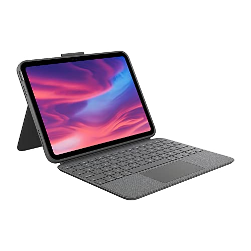 Logitech Combo Touch Case mit Abnehmbarer Tastatur für iPad (10. Generation) - Spanish Layout, Graphite von Logitech
