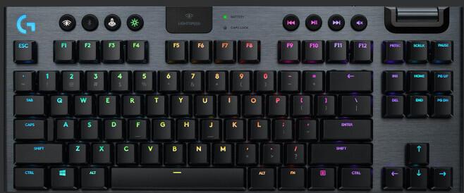 Logitech G915 TKL kabellose mechanische Lightspeed RGB Gaming Tastatur von Logitech