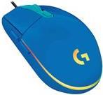 Logitech Gaming Mouse G102 LIGHTSYNC - Maus - F�r Rechtsh�nder - optisch - 6 Tasten - kabelgebunden - USB - Blau (910-005801) von Logitech