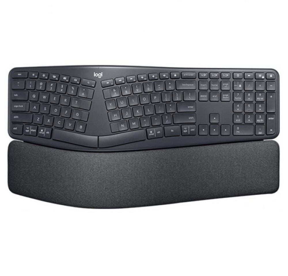 Logitech Logitech Ergo K860 - Volle Größe (100) - RF Wireless + Bluetooth - QW Tastatur von Logitech