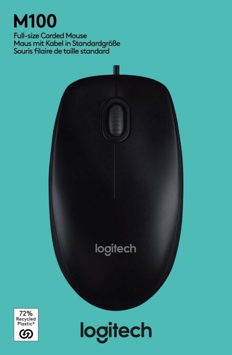 Logitech Maus LOGITECH M100 an 167 910-006652 von Logitech