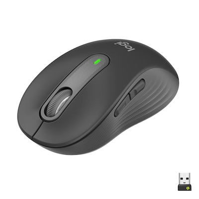 Logitech Signature M650 Gr.M Kabellose Maus Grafit von Logitech