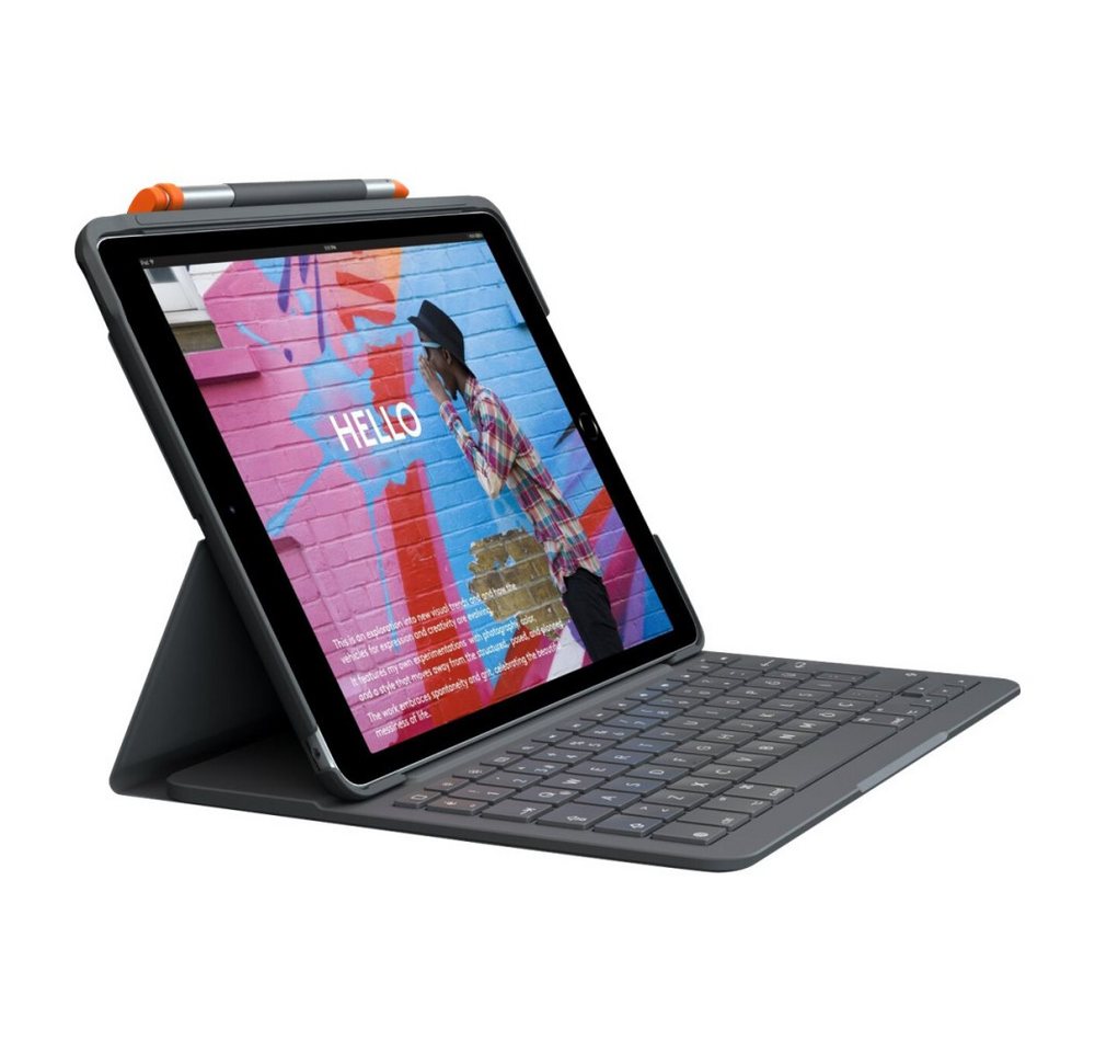 Logitech Slim Folio iPad (10th PC-Tastatur von Logitech