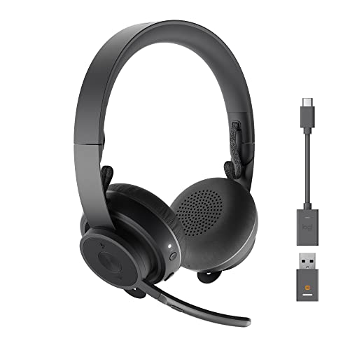 Logitech Zone 900 Kabelloses On-Ear-Bluetooth-Headset mit Noise-Cancelling-Mikrofon, Verbindung von bis zu 6 kabellosen Geräten, Zugriff auf ANC und Bluetooth - Graphit von Logitech