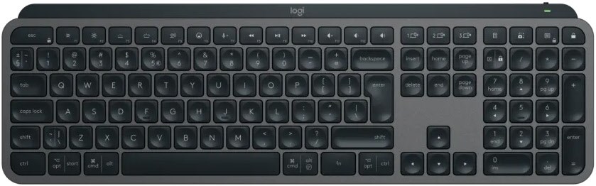 MX Keys S (DE) Kabellose Tastatur grafit von Logitech