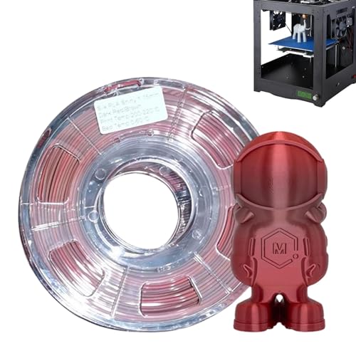 Lokaquk Filament, 1,75 mm, mehrfarbiges, schnelles Farbwechsel-Filament, Spulen-Filament, zweifarbiges 3D-Druck-Filament, 3D-Drucker-Verbrauchsmaterialien für die meisten 3D-Drucker von Lokaquk