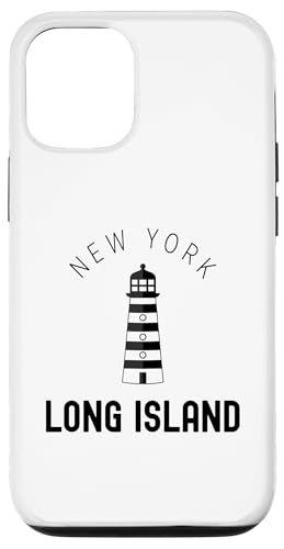 Hülle für iPhone 15 Long Island New York Vintage Der Leuchtturm von L.I. NY, Est. 1640 von Long Island New York Vintage Classic Apparel