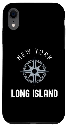 Hülle für iPhone XR Long Island New York Vintage LI NY Kompass gegründet 1640 von Long Island New York Vintage Classic Apparel