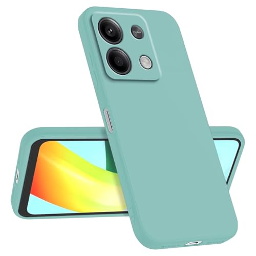 Longstong Handyhülle Kompatibel mit Redmi Note 13 5G (6.67"), Stoßfest Personalisiert Schlank Minimalistisches Design - Helles Cyan von Longstong