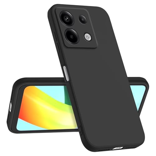 Longstong Handyhülle Kompatibel mit Redmi Note 13 Pro 5G / Poco X6 5G (6.67"), Stoßfest Personalisiert Schlank Minimalistisches Design - Schwarz von Longstong