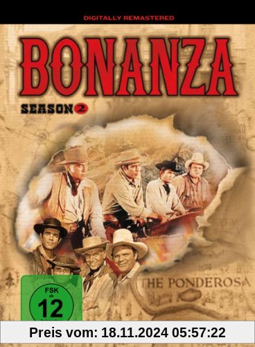 Bonanza - Season 2 (Neuauflage) (8 DVDs) von Lorne Greene