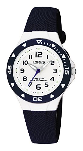 Lorus Kids Jungen-Uhr Edelstahl und Kunststoff mit Urethanband RRX43CX9 von Lorus