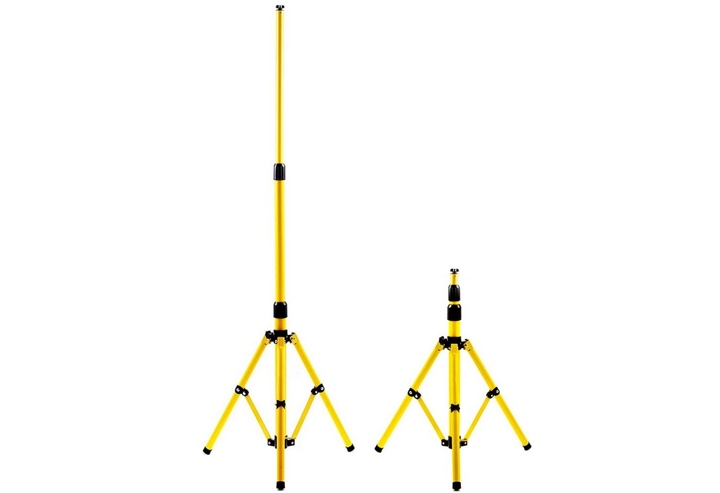 Lospitch Fluter Teleskop Gelb Stativ Ständer zusammenklappbar Dreibeinstativ von Lospitch