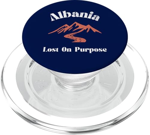 Lost On Purpose Albanien Reise Urlaub Albanien PopSockets PopGrip für MagSafe von Lost On Purpose Vacation Travel & Co