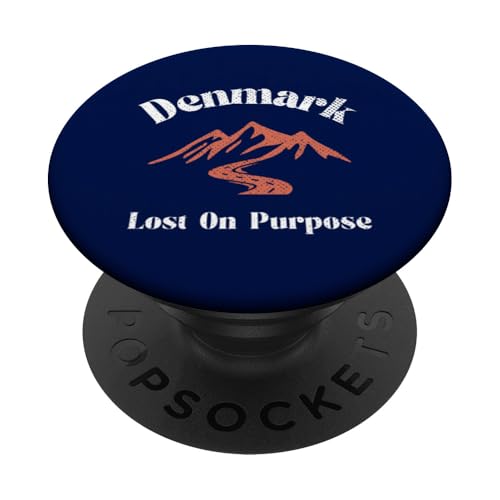 Lost On Purpose Dänemark Reise Urlaub Dänemark PopSockets Klebender PopGrip von Lost On Purpose Vacation Travel & Co