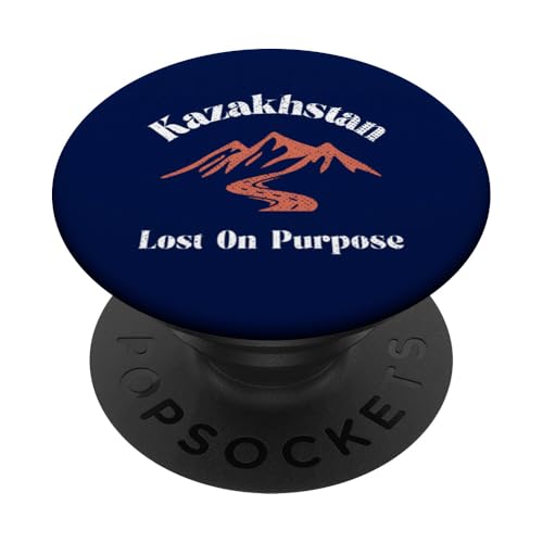 Lost On Purpose Kasachstan Travel Vacation Kasachstan PopSockets Klebender PopGrip von Lost On Purpose Vacation Travel & Co