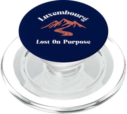 Lost On Purpose Luxemburg Travel Vacation Luxemburg PopSockets PopGrip für MagSafe von Lost On Purpose Vacation Travel & Co