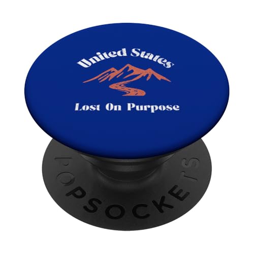 Lost On Purpose Travel Vacation Vereinigte Staaten PopSockets Klebender PopGrip von Lost On Purpose Vacation Travel & Co