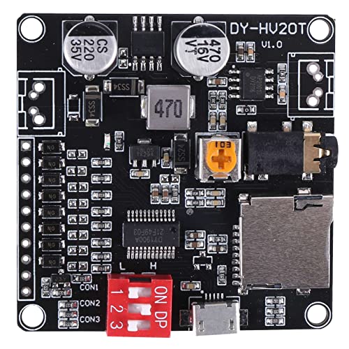 Losueeun DY-HV20T 12V / 24V-Netzteil10W / 20W Sprachwiedergabemodul UnterstüTzt Micro-SD-Karte MP3-Musik-Player für Losueeun DY-HV20T 12V / 24V-Netzteil10W / 20W Sprachwiedergabemodul UnterstüTzt Micro-SD-Karte MP3-Musik-Player für von Losueeun