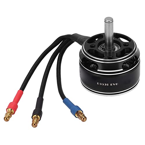 Bürstenloser Motor 3530 für Flugzeuge UAV RC – ideal für Multicopter, Flugzeug, Helikopter | D3530EVO 5 mm (1400 KV) von Lotpken