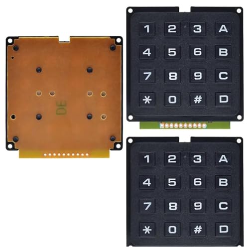 Loufy 3 Tastaturmodule mit 16 Tasten, Matrixtabellenmodule, industrielle Tastatur mit industrieller Digitalisierung von Loufy