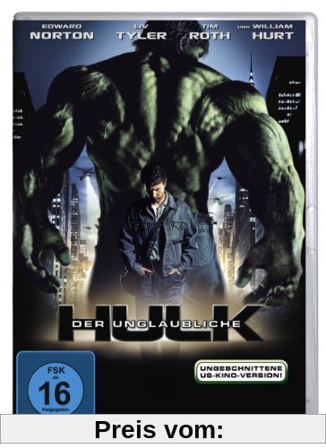 Der unglaubliche Hulk (ungeschnittene US-Kinoversion) von Louis Leterrier