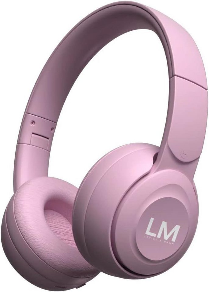 Louise & Mann Hi-Fi-Stereo-Sound Headset (Verbindet sich schnell via Bluetooth mit bis zu 11 Metern Reichweite und 2 Geräten gleichzeitig. CVC 6.0 Mikrofon für klare Freisprechgespräche., mit HD-Soundqualität und 40-mm-Lautsprechern für tiefe Bässe) von Louise & Mann