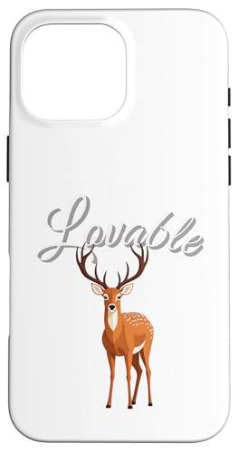 Liebenswerter Buck Deer Hülle für iPhone 16 Pro Max Liebenswerter Buck Deer Hülle für iPhone 16 Pro Max von Lovables Designs You Like