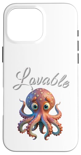 Liebenswerter Oktopus Hülle für iPhone 16 Pro Max Liebenswerter Oktopus Hülle für iPhone 16 Pro Max von Lovables Designs You Like