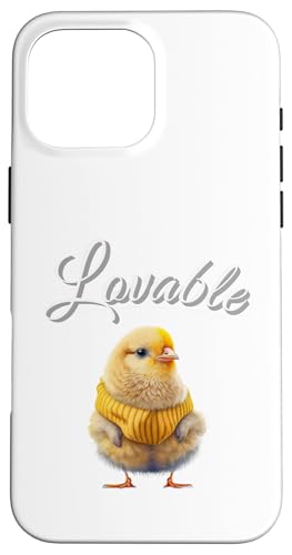 Liebenswertes Küken Hülle für iPhone 16 Pro Max Liebenswertes Küken Hülle für iPhone 16 Pro Max von Lovables Designs You Like