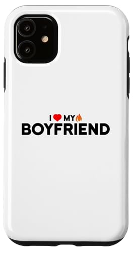 Hülle für iPhone 11 Ich liebe meinen heißen Freund Stolzes Lustiges Frauen von Love, Couple & Relationship