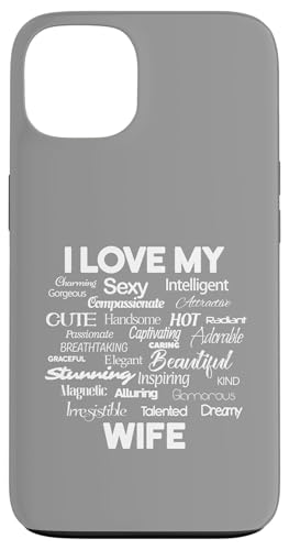 Hülle für iPhone 13 Lustiges Ich liebe meine heiße Ehefrau Rücken Design Männer von Love, Couple & Relationship