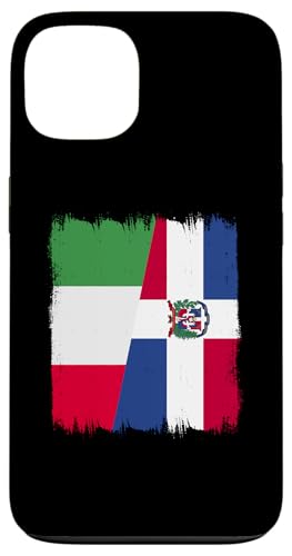 Hülle für iPhone 13 Italien Dominikanische Republik Halbflagge Italienisch Dominikanisch von Love Dominican Republic Flag Republica Dominicana