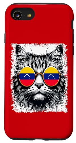 Hülle für iPhone SE (2020) / 7 / 8 Venezuela-Katzenflagge von Love Gifts