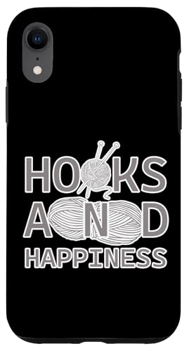 HOOKS AND HAPPINESS Hülle für iPhone XR von Love Handmade Making Joy Day Crochet Design