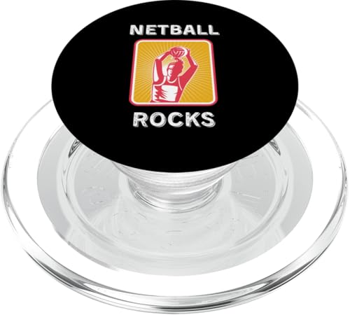 Love Netball-Spieler, Eltern, Trainer, Herren, Damen, Kinder, Mädchen PopSockets PopGrip für MagSafe von Love Netball For Player Coaches Men Women Children