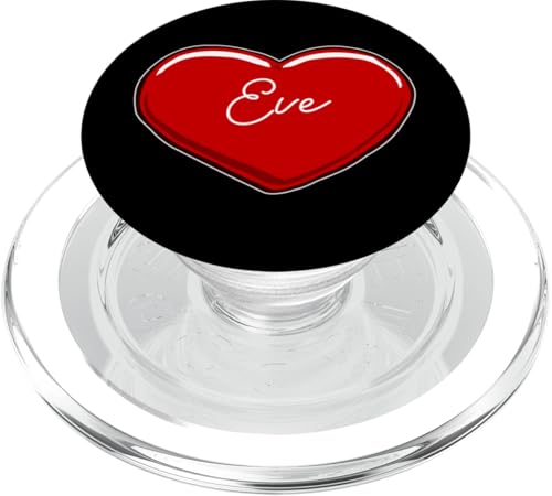 Handgezeichnetes Herz Eve - Vornamen Herzen I Love Eve PopSockets PopGrip für MagSafe von Love Personalized Hearts