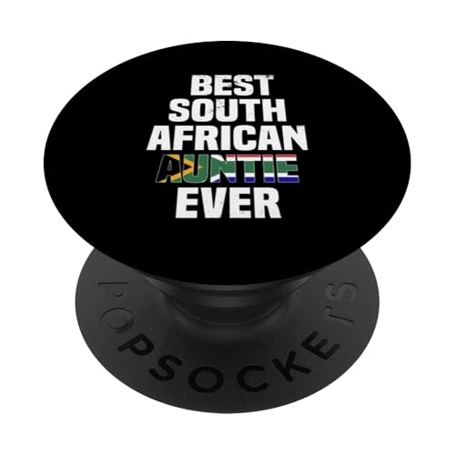 Beste südafrikanische Tante aller Zeiten Südafrika Tannie PopSockets Klebender PopGrip von Love South Africa Flag Proud For South Africans