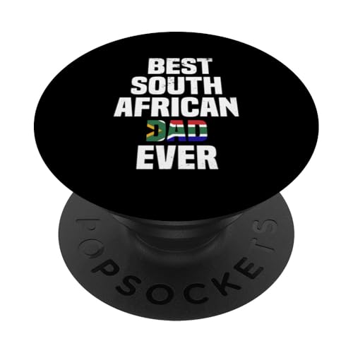 Bester südafrikanischer Vater aller Zeiten Südafrikanischer Vater PopSockets Klebender PopGrip von Love South Africa Flag Proud For South Africans