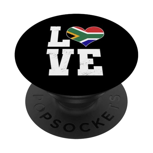 Liebe Südafrika Ich liebe südafrikanische Wurzeln PopSockets Klebender PopGrip von Love South Africa Flag Proud For South Africans