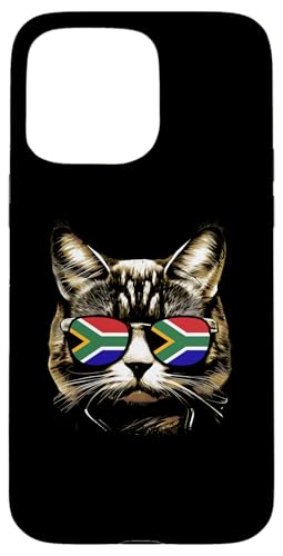 Lustige Südafrika-Flagge, Katze, südafrikanische Katzen, Liebhaber Hülle für iPhone 15 Pro Max von Love South Africa Flag Proud For South Africans