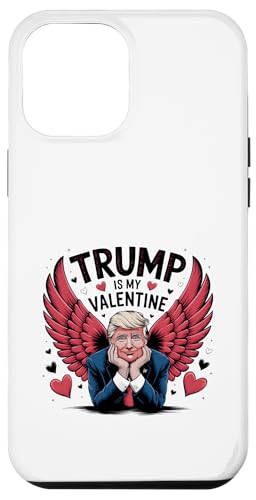 Hülle für iPhone 12 Pro Max Trump Is My Valentine Trump Angel Valentinstag Romantisch von Love in Red White and Trump