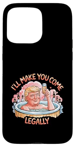 Hülle für iPhone 15 Pro Max Ich lasse dich legal lustig kommen Trump Valentine Romantic 4 von Love in Red White and Trump