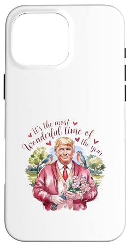 Hülle für iPhone 16 Pro Max Die wunderbarste Zeit des Jahres Trump Valentine Romantic 1 von Love in Red White and Trump