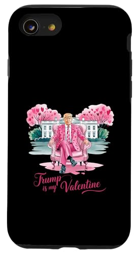 Hülle für iPhone SE (2020) / 7 / 8 Patriotische Valentinstagsgeschenke für Pro Trump Paare und Fans von Love in Red White and Trump