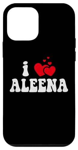 Hülle für iPhone 12 mini I Love Aleena Lustiger Valentinstag Herz Liebe Frauen Aleena von LoveThreads