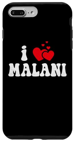 Hülle für iPhone 7 Plus/8 Plus I Love Malani Lustiger Valentinstag Herz Liebe Frauen Malani von LoveThreads