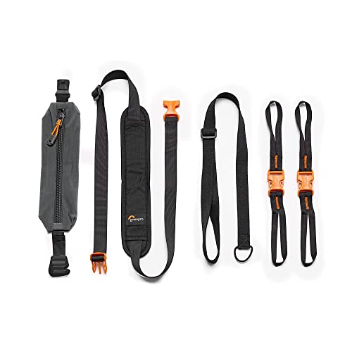 Lowepro GearUp Accessory Strap Kit - Kompatibel mit Allen GearUp Kameraboxen - Mehrere Tragekonfigurationen B09N7J6Z14 schwarz Einheitsgröße von Lowepro