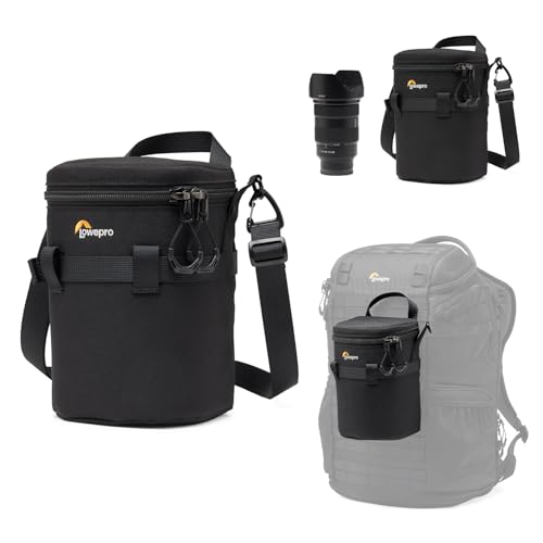 Lowepro ProTactic LCS 11 x 18 III Objektivtasche, gepolstert, passend für 50-140 mm F/2.8-Objektiv, für DSLR und spiegellose Kameras, Vol.: 2 l, Abm.: 18x11x11 cm, Kameratasche f. Fotogr./Videofilmer von Lowepro